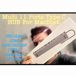 Unboxing Multi 11 Ports HUB Type C-